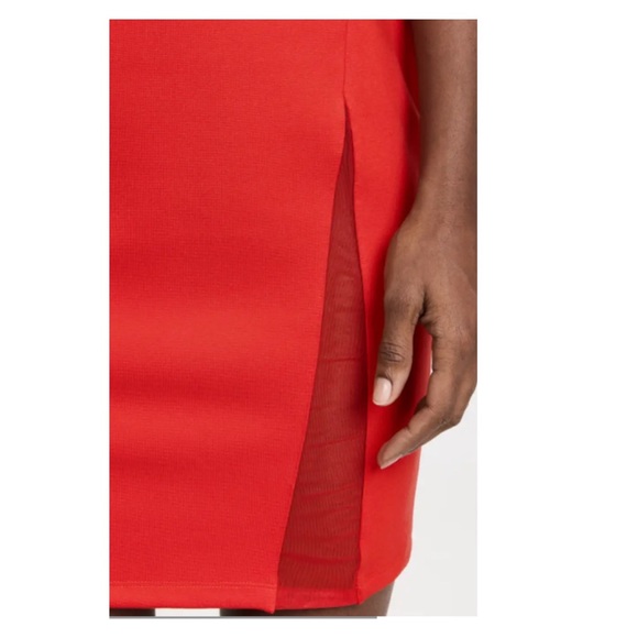 New! VICTOR GLEMAUD Mesh Open Back Bodycon Mini Dress - Picture 5 of 9